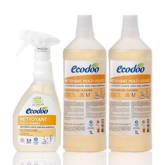 에코두 욕실세정제 무향 500ml x1개 + 리필 1L x2개 (아기욕조/수전/물때)