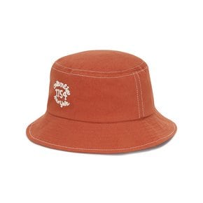 1754 CLASSIC LOGO BUCKET HAT 오렌지