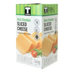 [매일유업]T STANDARD 리치 체다 슬라이스치즈 1.44kg