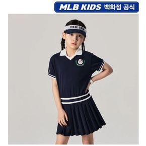 24SS  [KIDS]그린플레이 피케 플리츠 원피스보스턴 레드삭스 7FOPE0143-43NYS