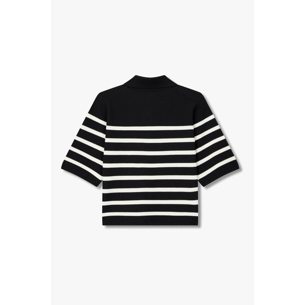 스트라이프 카라 버튼업 가디건 IA15351700169