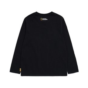 K221UTS010 네오디 스몰로고 베이직 긴팔티 CARBONBLACK