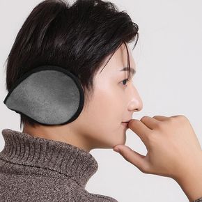 무지 방한 털귀마개(그레이) 겨울 보온 등산 귀도리