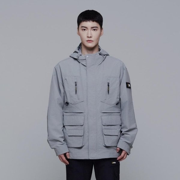 [여주점] N241MJP050 필드 아웃포켓 점퍼 그레이