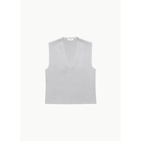 샵아모멘토 리에르 25SS Silk Knit Top, Inox