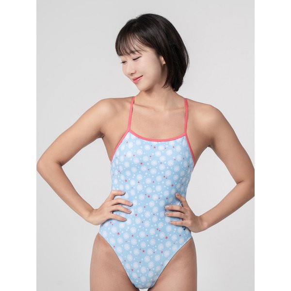 VINTAGE SUN TIE BACK ONE-PIECE SWIMSUIT