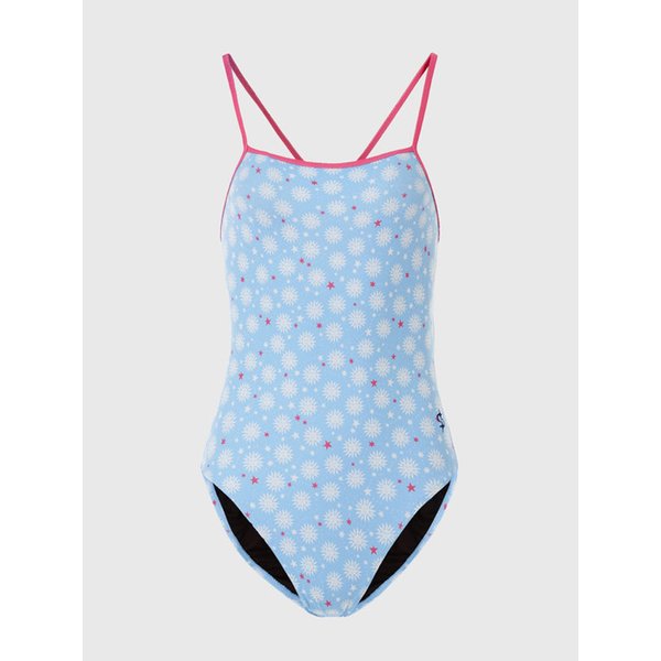 VINTAGE SUN TIE BACK ONE-PIECE SWIMSUIT