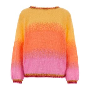 [해외배송] 로즈 카르민 블렌드 모헤어 스웨터 TIE&DYE3SWEATER  BARBAPAPA