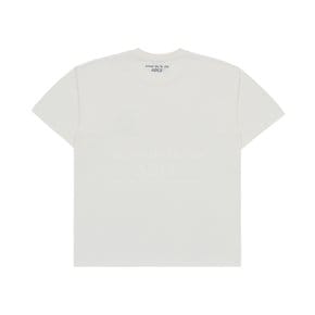 MINI BABY FACE PURPLE DINOSAUR SHORT SLEEVE T-SHIRT CREAM 보라공룡 크림