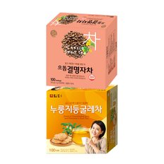  담터 누룽지 둥굴레차 100T +송원 으뜸 결명자차 100T (200T)