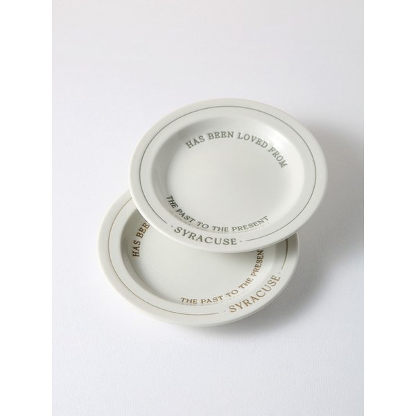 레터링 그릇 접시 16cm 카페 플레이팅 앞접시