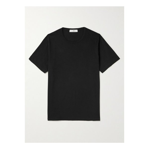남성 코튼 저지 티셔츠 블랙 1647597319800100