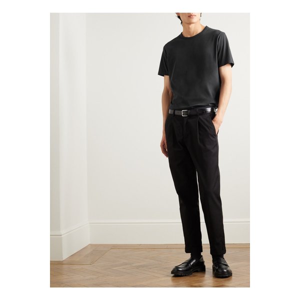 남성 코튼 저지 티셔츠 블랙 1647597319800100