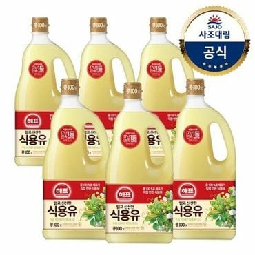 대림선 [사조대림] 해표 콩기름 1.8L x6병