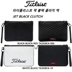 아쿠쉬네트코리아 타이틀리스트 제트 블랙 클러치 파우치 JET BLACK CLUTCH