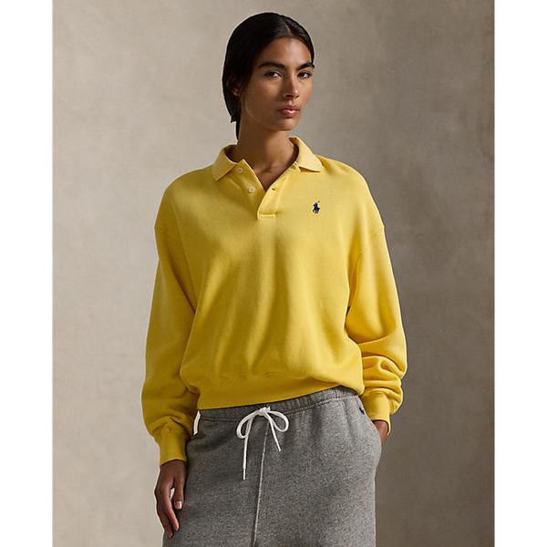 여성 폴로 칼라 플리스 풀오버(WMPOKNINFB20963700)