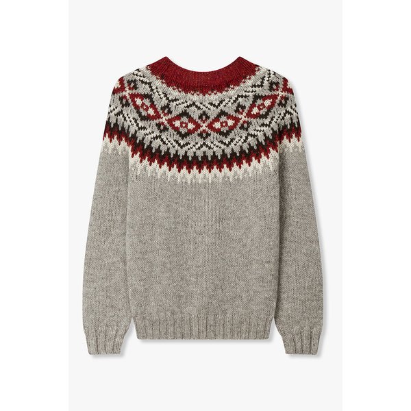 [HARLEY OF SCOTLAND] 페어아일 모크넥 스웨터 4715313214001