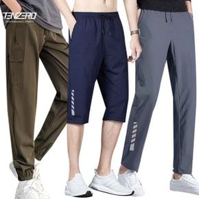 남성 편안한 스타일 트레이닝바지 조거팬츠 7부 5부반바지 5종 균일가_P420888852