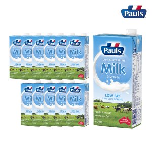 폴스 저지방 멸균우유 1L 1박스(12개) 호주 방목우유