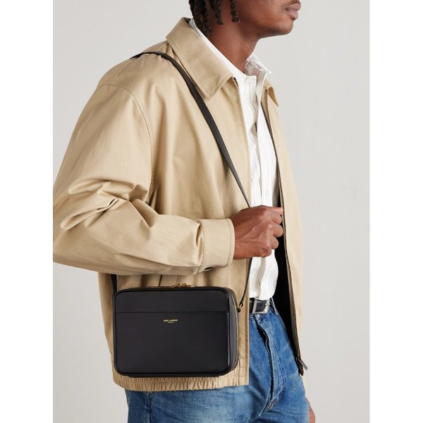 로고 프린트 가죽 메신저 백 46376663162928426