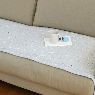 데일리라이크 코튼모달 쇼파패드 - 03 Downy bichon