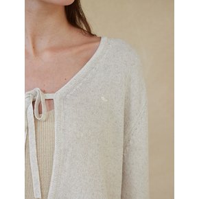 Summer line cardigan_LINEN