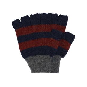 공용 반장갑 STRIPED NO FINGER GLOVES-NAVY