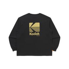 [공식]에센셜 빅로고 긴팔 티셔츠 BLACK