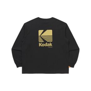 [공식]에센셜 빅로고 긴팔 티셔츠 BLACK