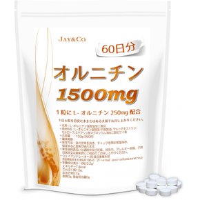 JAY&CO. 오르니틴 1500mg 정제 (60일 360정)