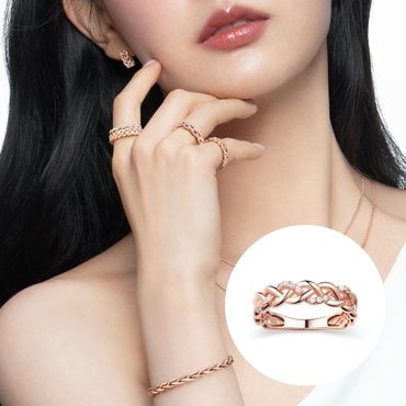 스톤헨지 [김지원PICK] 브레이드 14K 반지 SA25A42U
