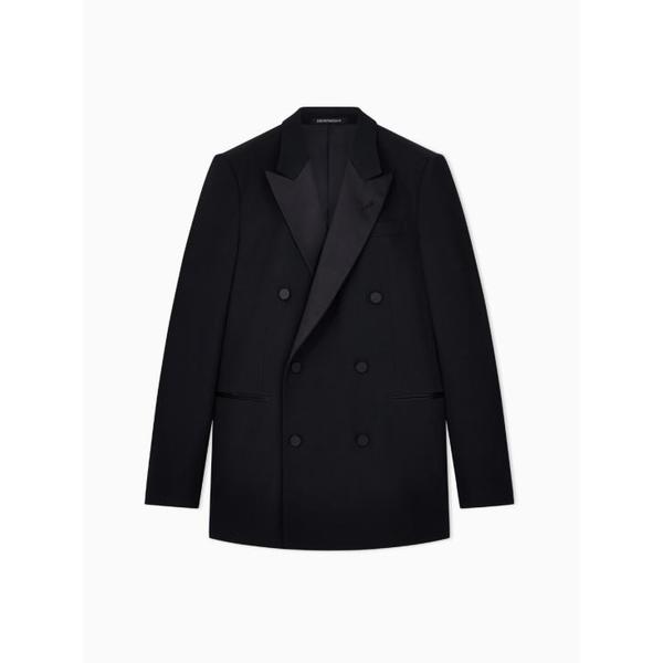 확대된 대표 엠포리오 아르마니 수트 자켓 EM007917TE24602 UC001 BLACK