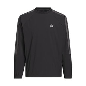 아디다스 남성 26FW 3-스트라이프 우븐 크루 스웨트셔츠 KH0125
