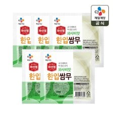 하선정 쌈무 와사비맛 200g x5개