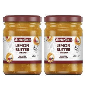 마스터푸드 레몬 버터 스프레드 잼 Masterfoods Lemon Butter Spread 280g 2개