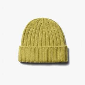 CABLEAMI 케이블아미 CASHMERE 2x2 RIB WATCH CAP LIME CLF2M80003A88