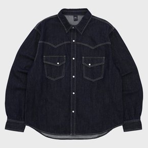 WESTERN DENIM SHIRTS [INDIGO BLUE]