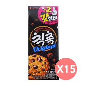 롯데 칙촉 오리지널 120g 15개 1BOX 사무실 간식 과자 (W97C6A8)