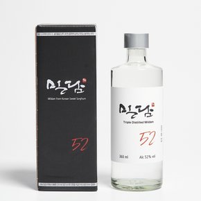 밀담 52도 360ml 단수수 럼 증류주 소주 착한농부 예천주(케이스포함)