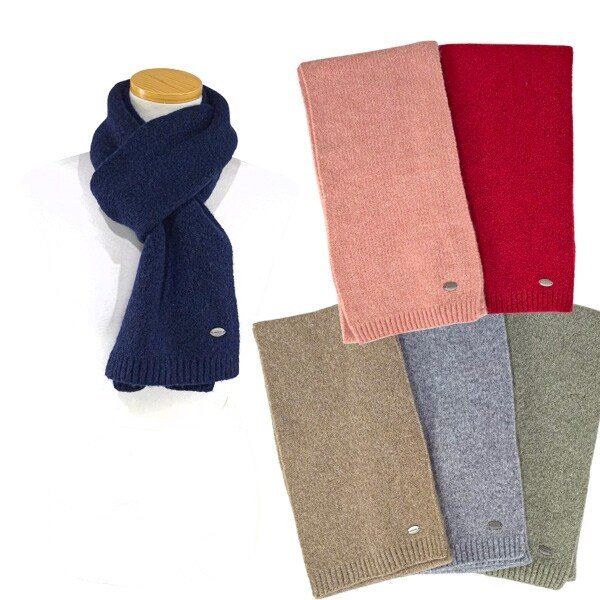 [와이제이] 울 심플 니트머플러