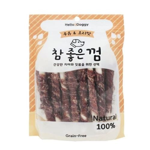 헬로도기 참 좋은껌 우유n오리맛 24p