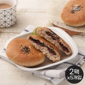 통밀당 통밀팥빵 500g(5개입) 2팩  / 주문후제빵 아르토스베이커리