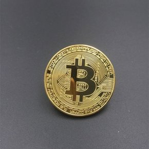 골드 플레이트 비트코인 동전 기념 주화 황금 인테리어 장식 용품 희귀 희소성 아이템