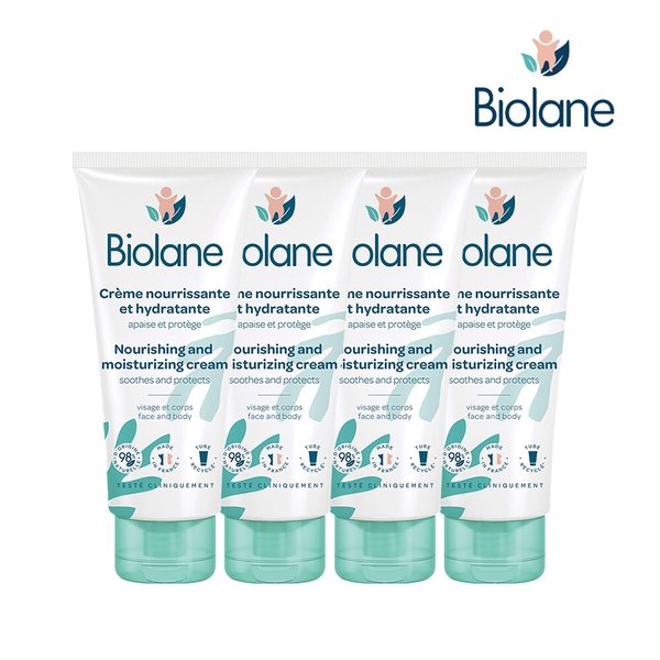 너리싱 앤 모이스처라이징 크림 100ml x4개 베이비 키즈 신생아 고보습 로션크림