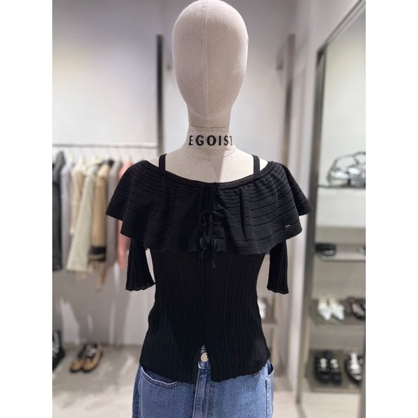 [여주점] 보트넥 러플 니트 ER2KH460