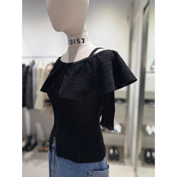 [여주점] 보트넥 러플 니트 ER2KH460