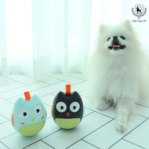 딩동펫 반려동물 부엉이 오뚝이 장난감 2P SET