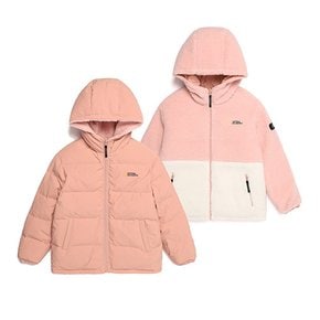 [기존가 239,000원]N214KDW950 리머 플리스 리버시블 다운 점퍼 PINK