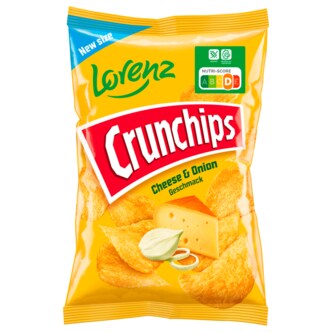  로렌즈 Lorenz 크런칩스 치즈 앤 어니언 감자칩 150g