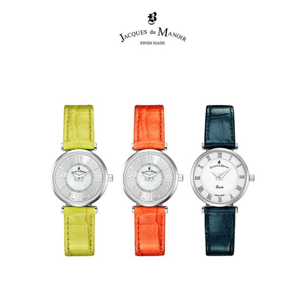 스위스메이드 여성 가죽 시계 5종 택1